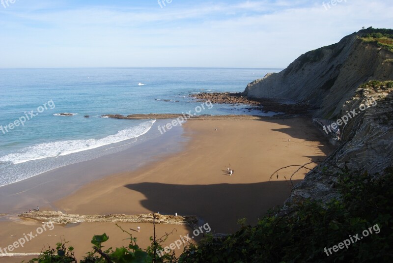 Basque Country Flysch Route Landscape Costa Sea