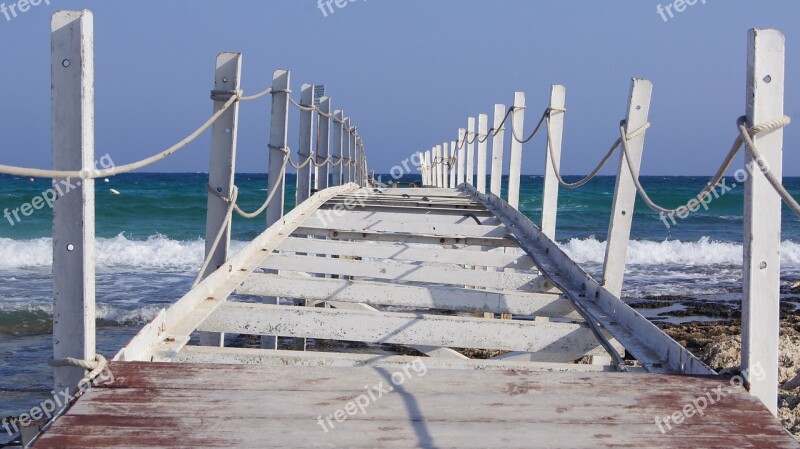 Cyprus Port Sea Waves Free Photos