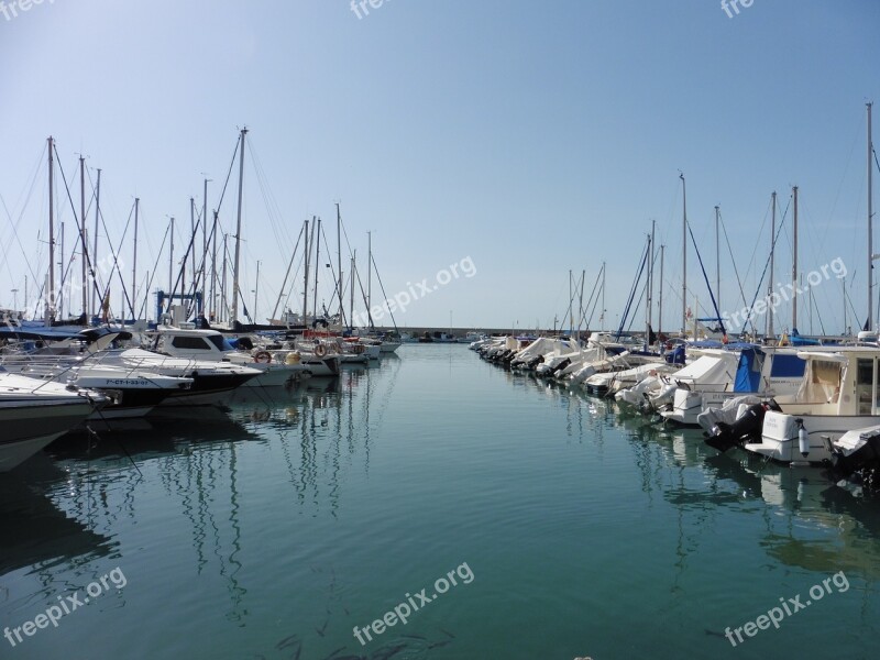 Port Ships Boat Sailing Vessel Water