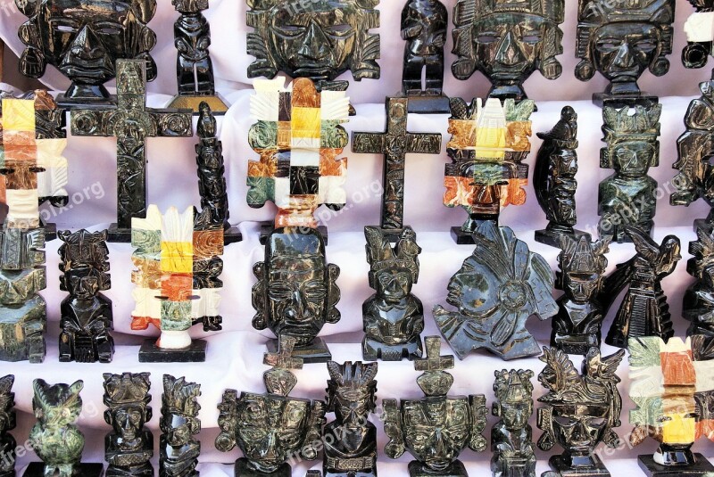 Guatemala Chichicastenango Market Display Trinkets