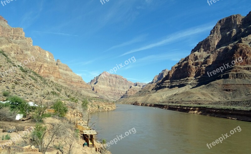 Grand Canyon River Colorado Canyon Rock