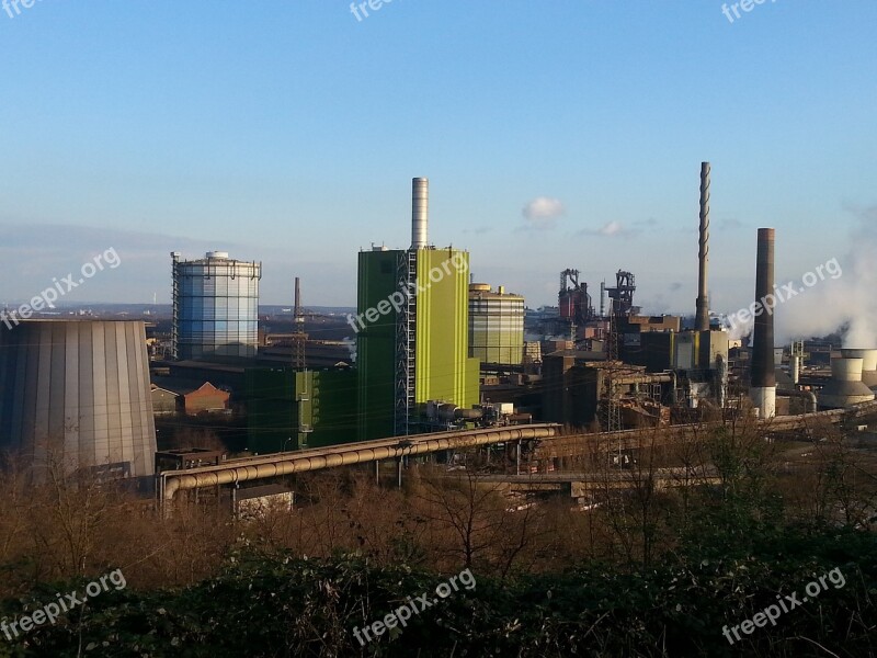 Duisburg Industry Steel Ruhr Area Landscape Park