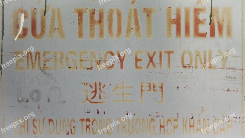 Background Texture Sign Warning Emergency