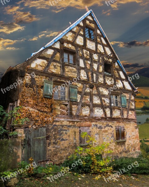 Old Farmhouse Old Farmhouse Bavaria Swiss Francs