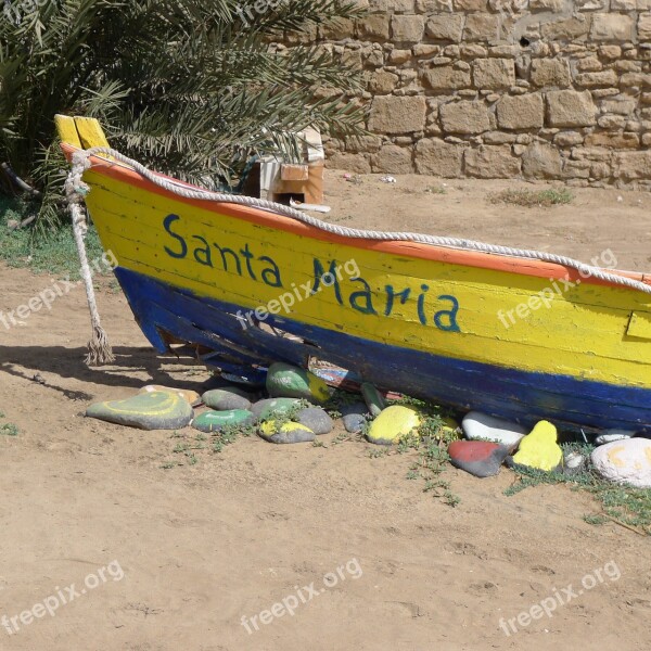 Boat Beach Fishing Boat Yellow Colors