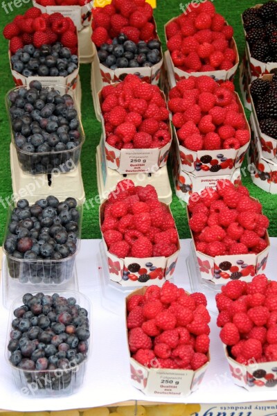 Blueberries Blackberries Fruit Berry Fruits