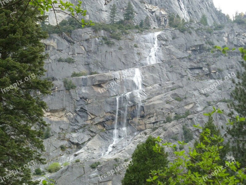 Yosemite Mountains Woods Roadtrip Nature