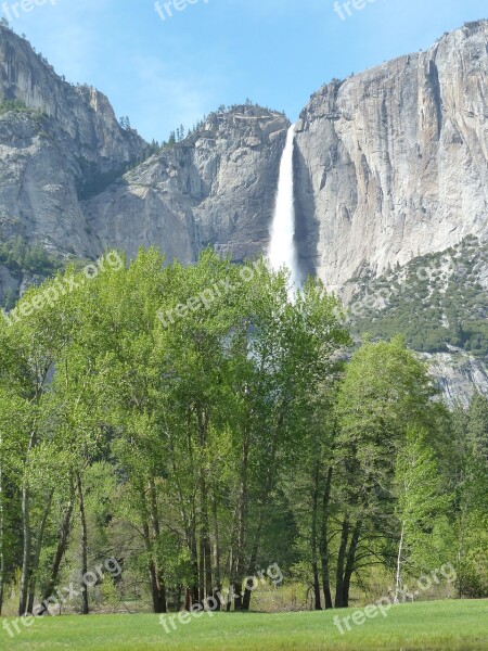 Yosemite Mountains Woods Roadtrip Nature