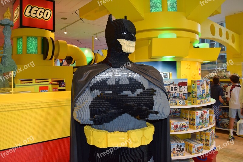 New York Travel Lego Bat Man Super Hero