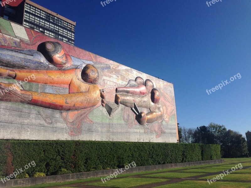 Mural Green Garden Landscape Campus Perspective