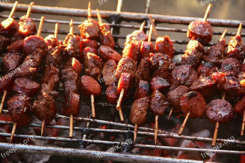 Barbecue Eat Meat Grilled Meats Tasty