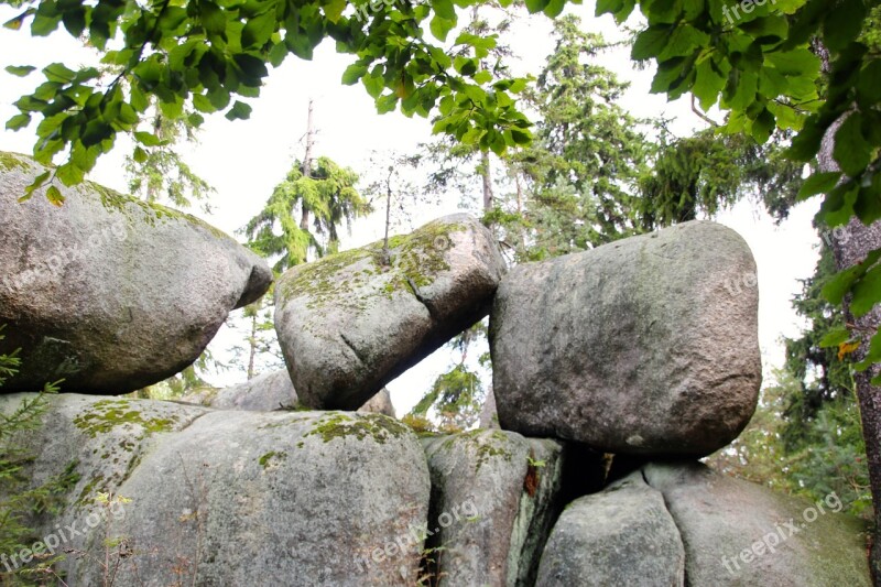 Rock Landscape Seychelles Rocky Landscape Nature