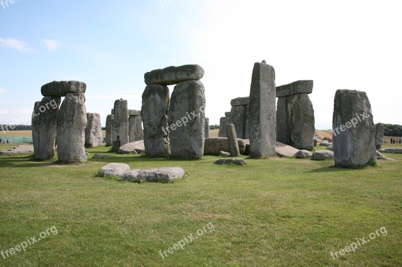 Stonehenge Stone Circle Landscape Free Photos