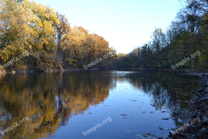 Nature Landscape Forest Of Course Lake