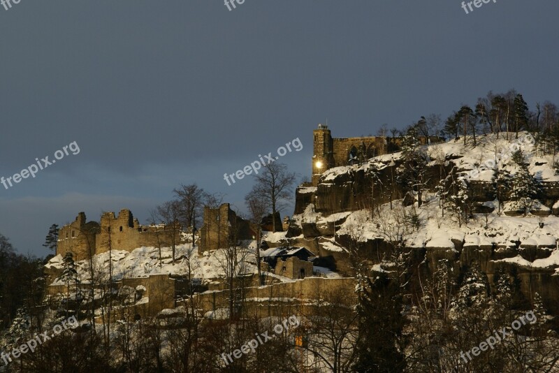 Zittau Mountains Zittau Mountains Oybin Winter