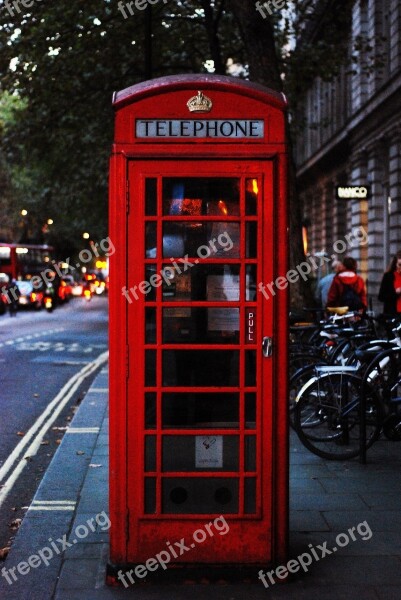 Telephone Box England British London