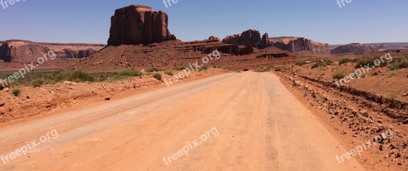 Road Dusty Southwest Monument Road Trip