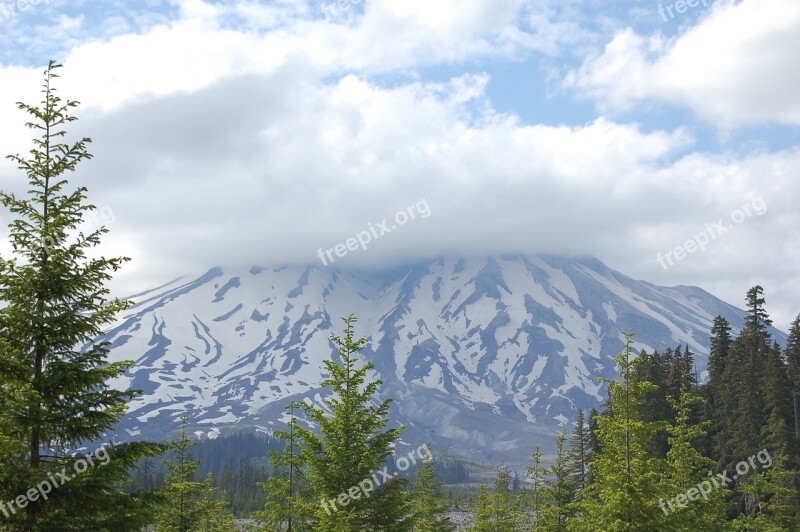 Mount St Helens Northwest Washington Pacific America