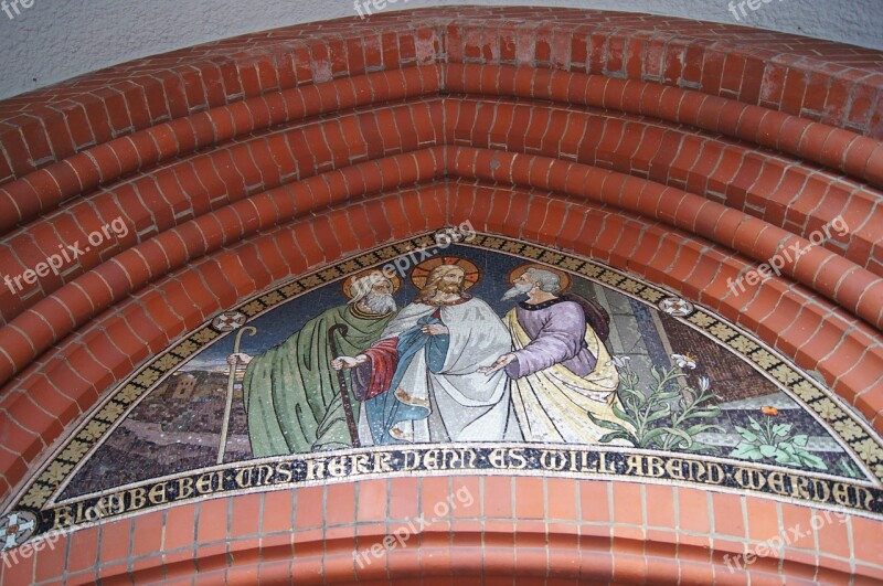 Church Mosaic Believe Christianity Religion