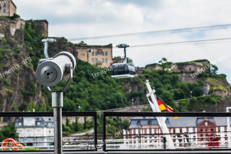 Telescope Outlook Foresight Koblenz Cable Car