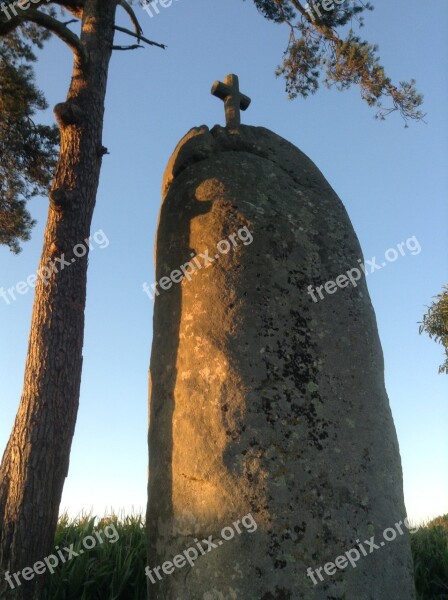 Menhir Brittany Celtic Free Photos