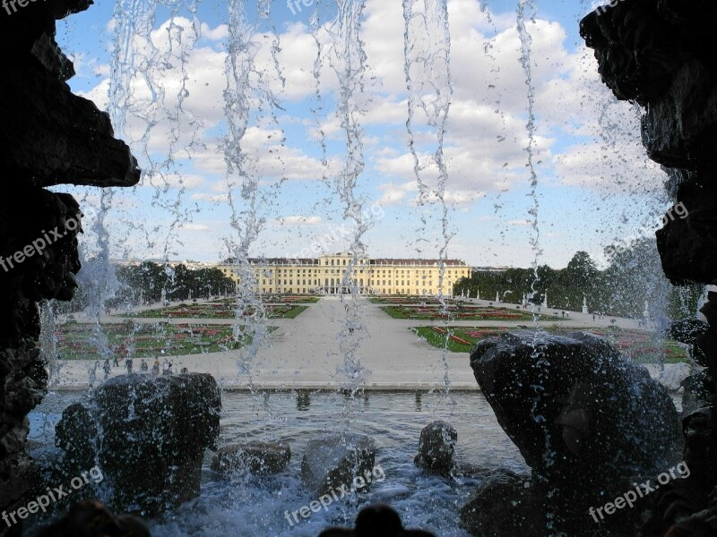 Castle Schönbrunn Vienna Park Castle Park