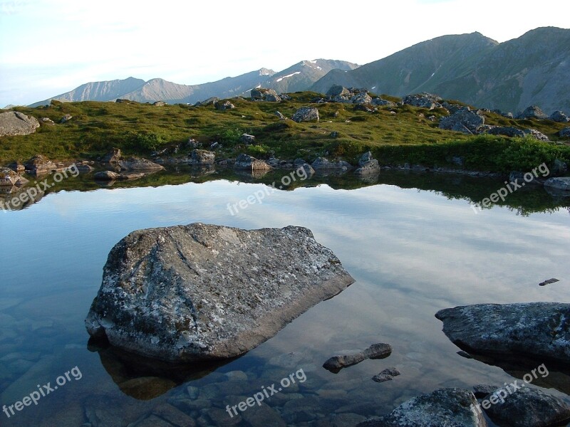 Mountain Lake Nature Landscape Mountain Lake