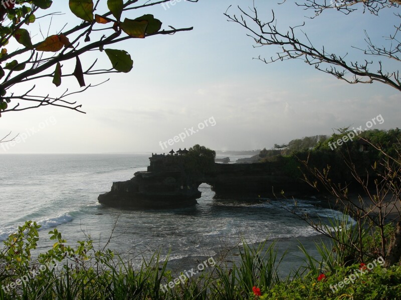 Bali Tanah Lot Sea Free Photos