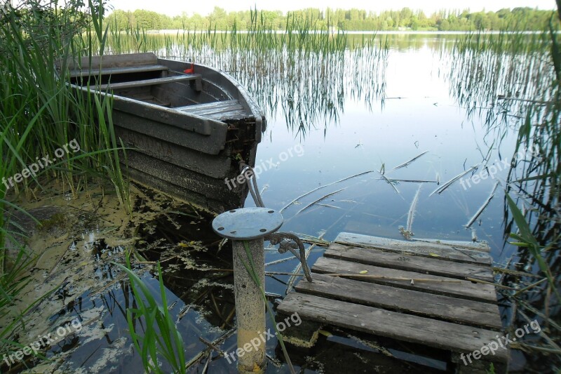 Nature Lake Boat Olsztyn Water