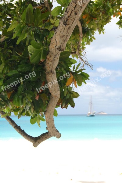 Sea Boat Seychelles Water Ship