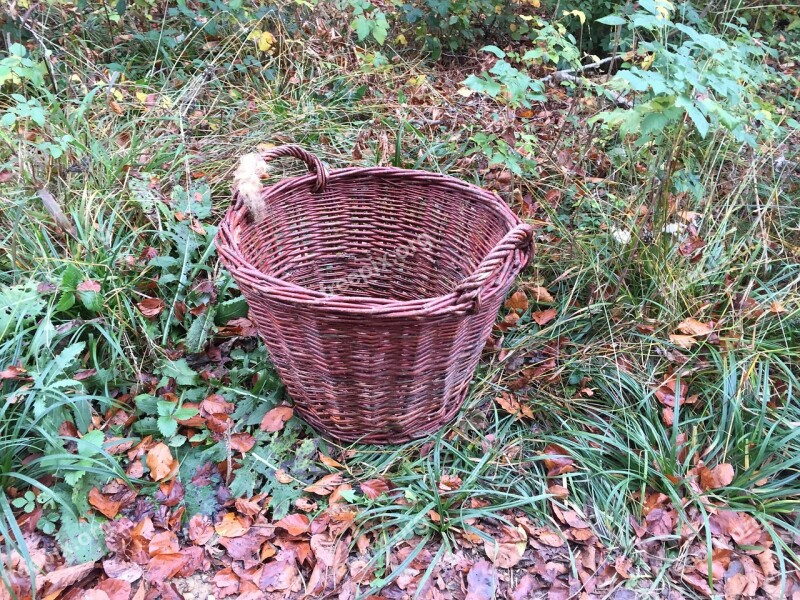 Basket Pasture Brown Woven Forest Floor