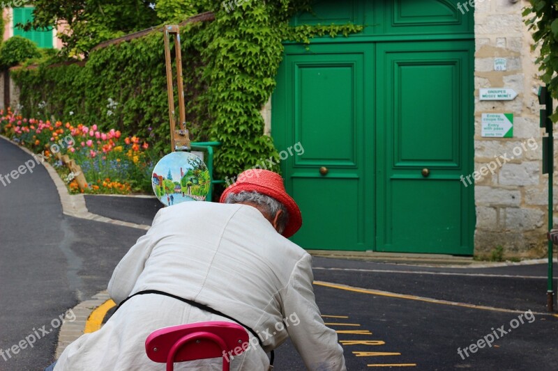 Street Painting Artwork Colorful Canvas