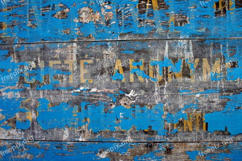 Old House Background Texture Wood Blue