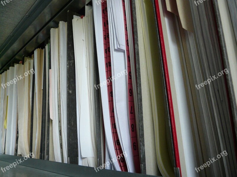 Files Aktenordner Old Office Regulation