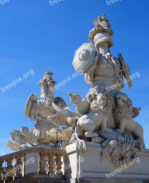 Sculpture Schönbrunn Vienna Austria Castle