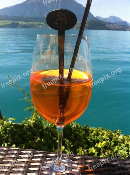 Aperol Spritz Cocktail Alcoholic Drink Orange