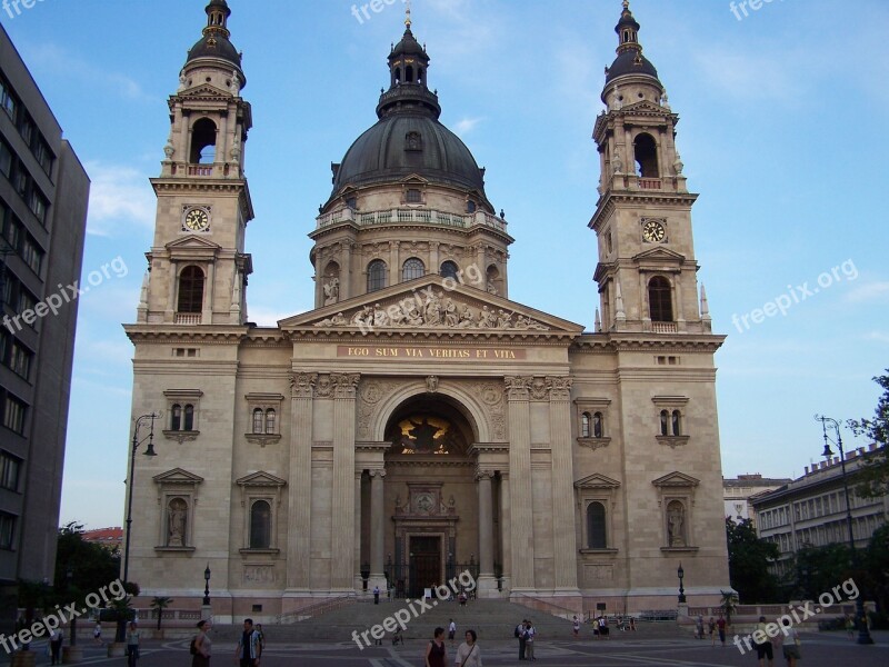 Budapest Cathedral Basilica Church Free Photos