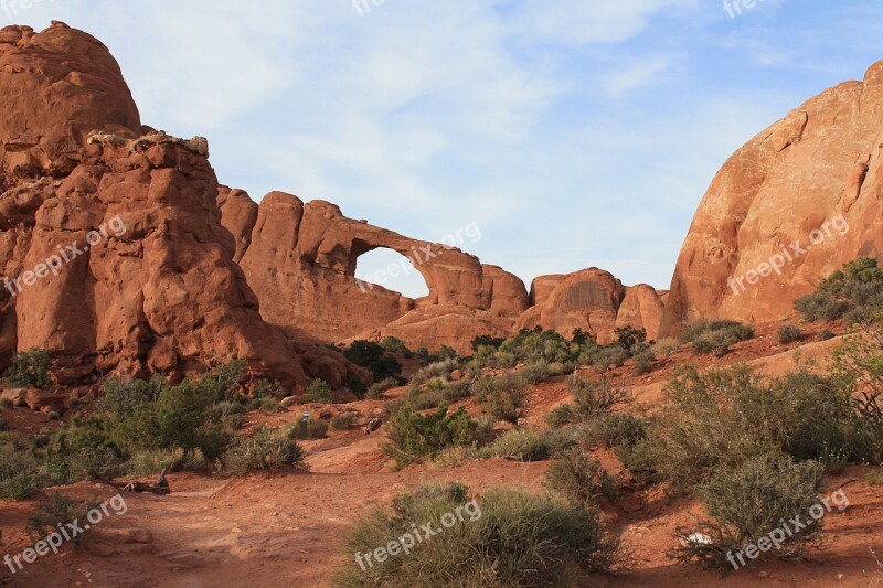 Arches National Park Rocks Desert Utah National