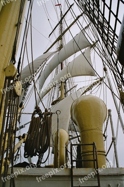 Sailing Vessel Rigging Sail Ship Masts