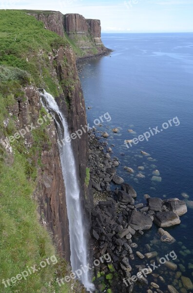 Rock Page Rock Stone Waterfall Water