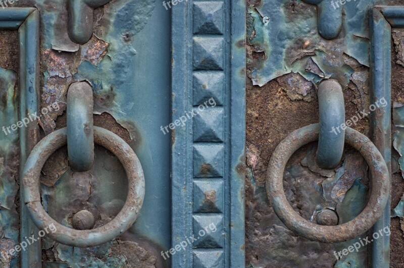 Door Rust Copper Old Metal