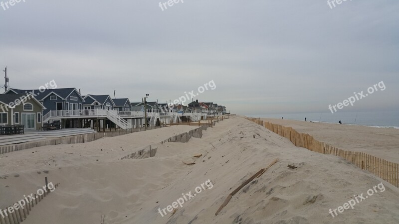 Beach Island Jersey Shore Dune Coastline