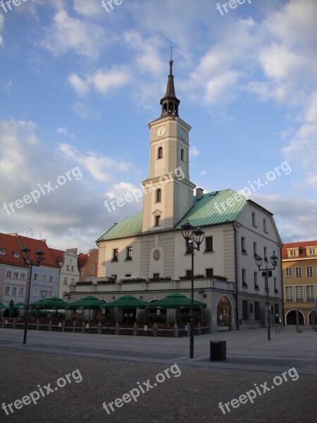 Gliwice Poland The Town Hall Building Monument