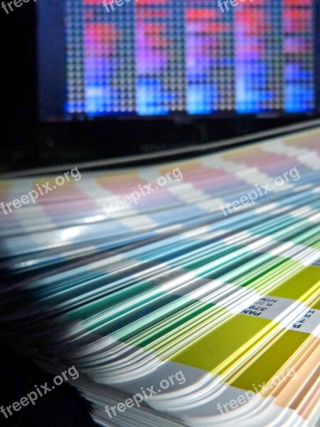 Colors Color Chart Pantone Design Screen