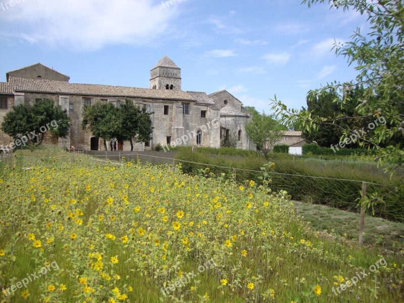 Saint-paul Saint-paul-de - Virgil Sole Monastery Stone Church South Of France