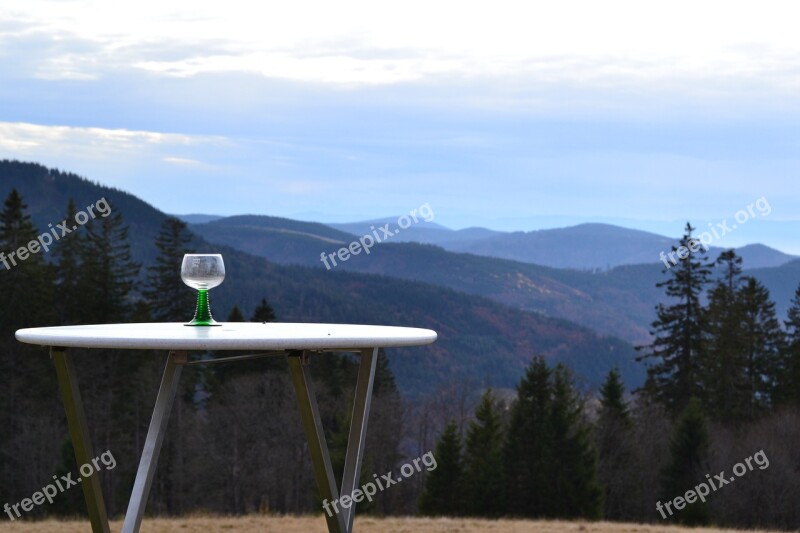 Black Forest Feldberg View Panorama Sky