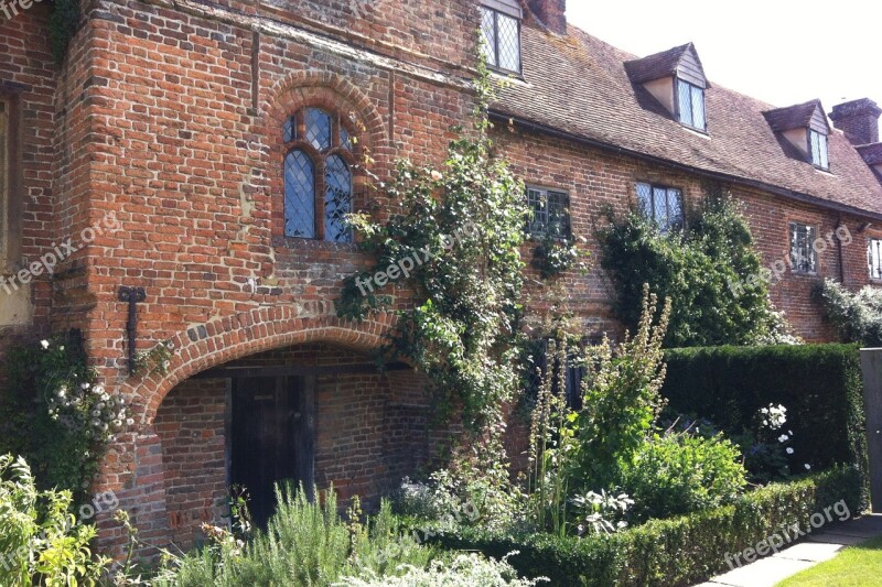 Historic Building Garden England Old Landmark