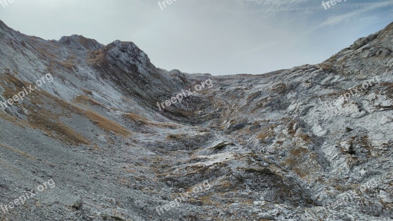 Vercors Mountain Fall Hiking Landscape