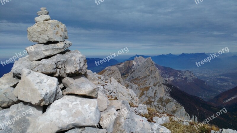 Vercors Mountain Fall Hiking Landscape