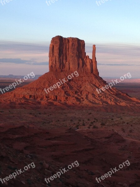 Monument Valley Usa Kayenta Red Wild West